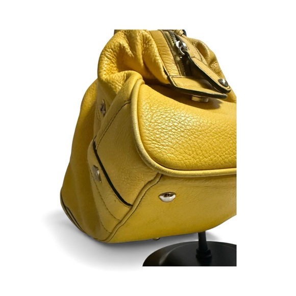 MCM Vintage Pebbled Leather Tassel Satchel Bag EUC - Picture 5 of 15